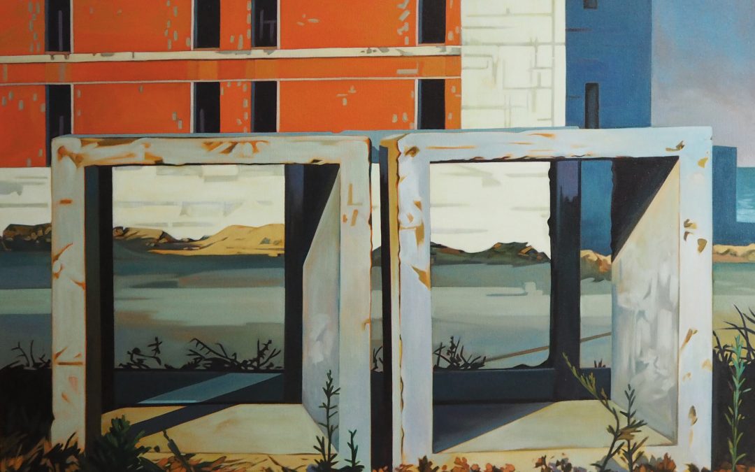 Construction site with cubes – currently at the Bertrand Gillig gallery