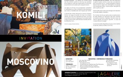 Komili – Moscovino show at the Ruffieux-Bril gallery – 2019