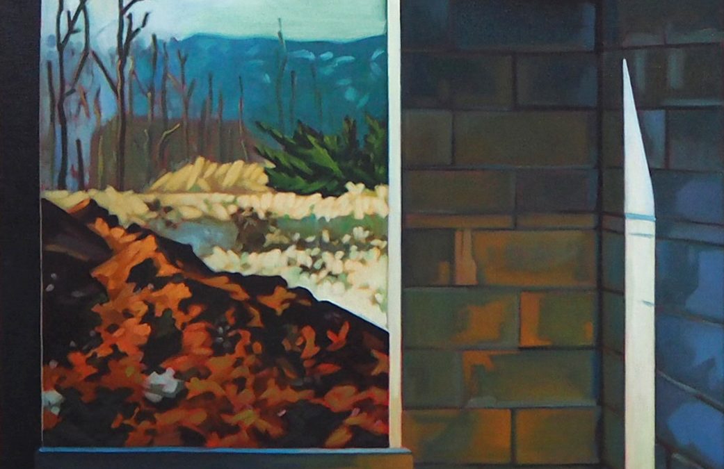 Construction site at Saint Romain de Jalionas – currently at the Charron gallery